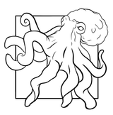 Octopus coloring page
